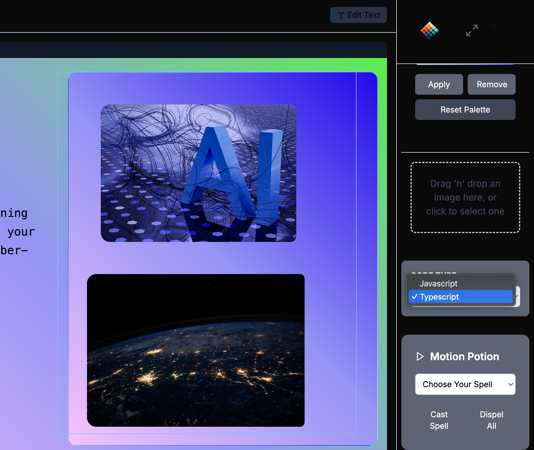 Webdone-typscript-javascript-landing-page-maker