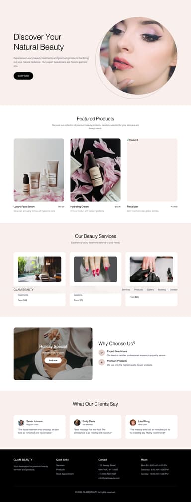 Webdone-Beauty-shop-landing-page-AI