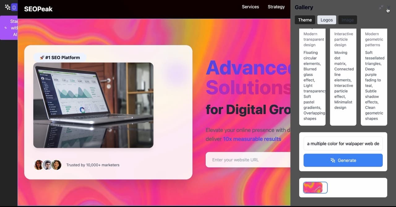 Webdone-AI Theme Generator 